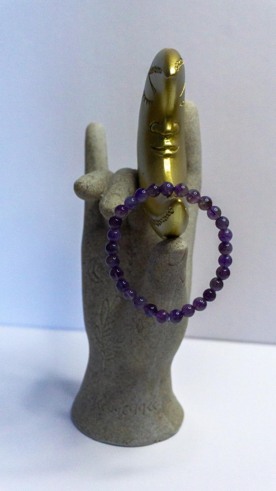 Bracelet Améthyste (6mm)
