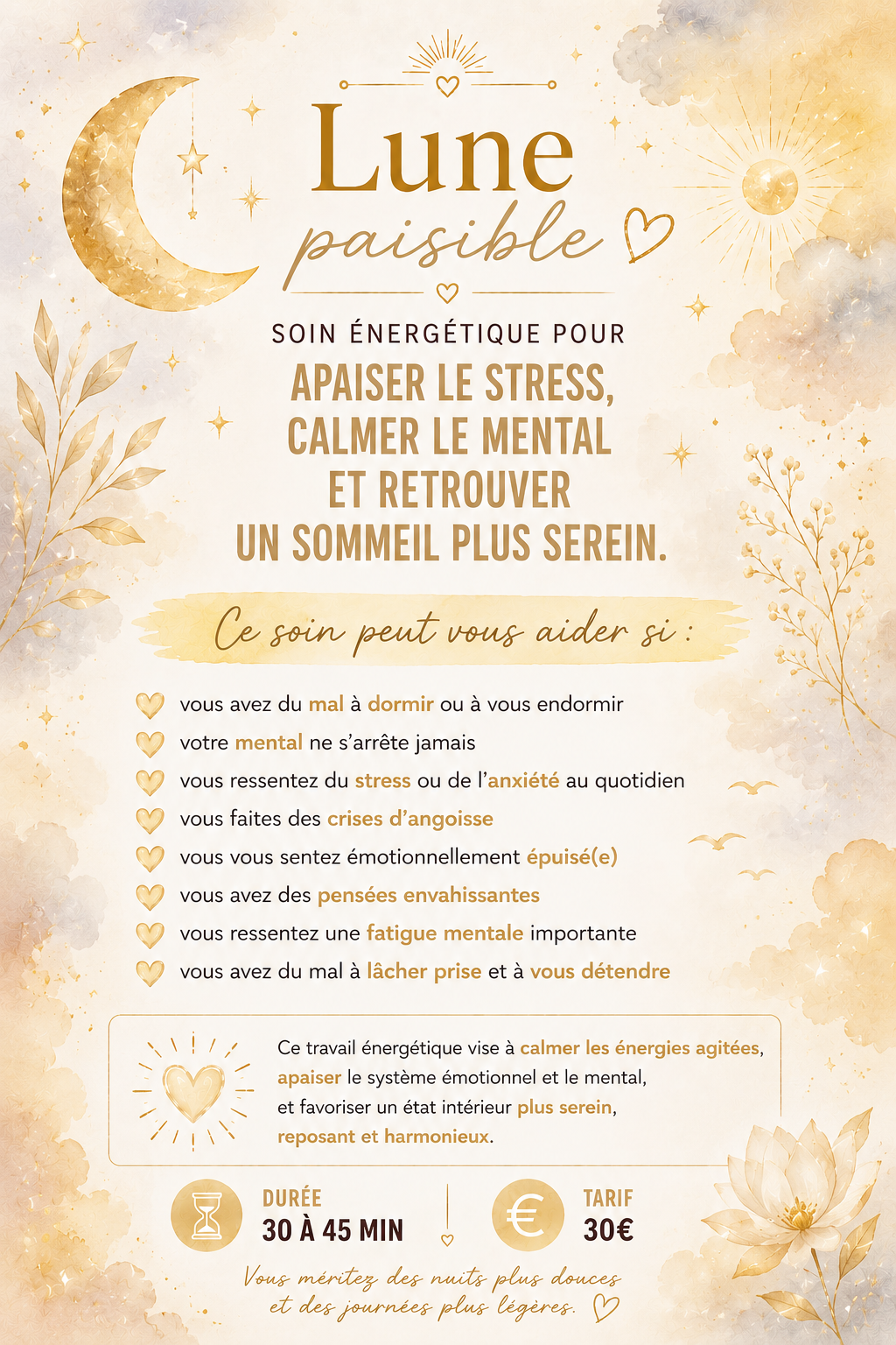 Soin énergétique par thème