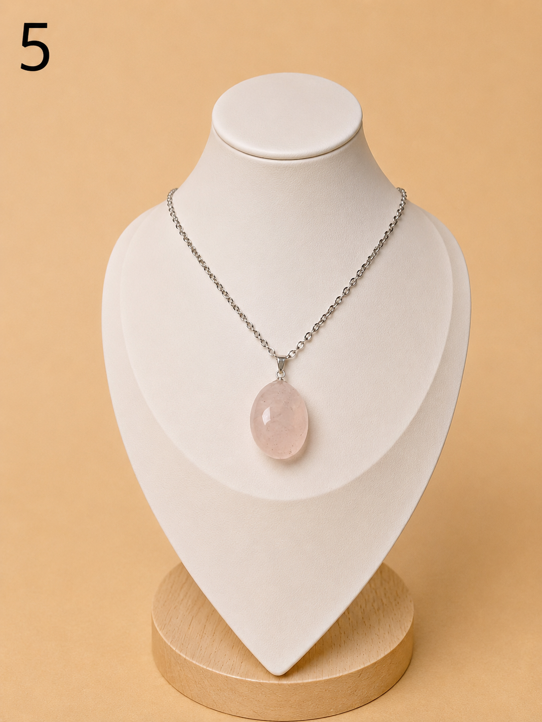 Collier Quartz Rose