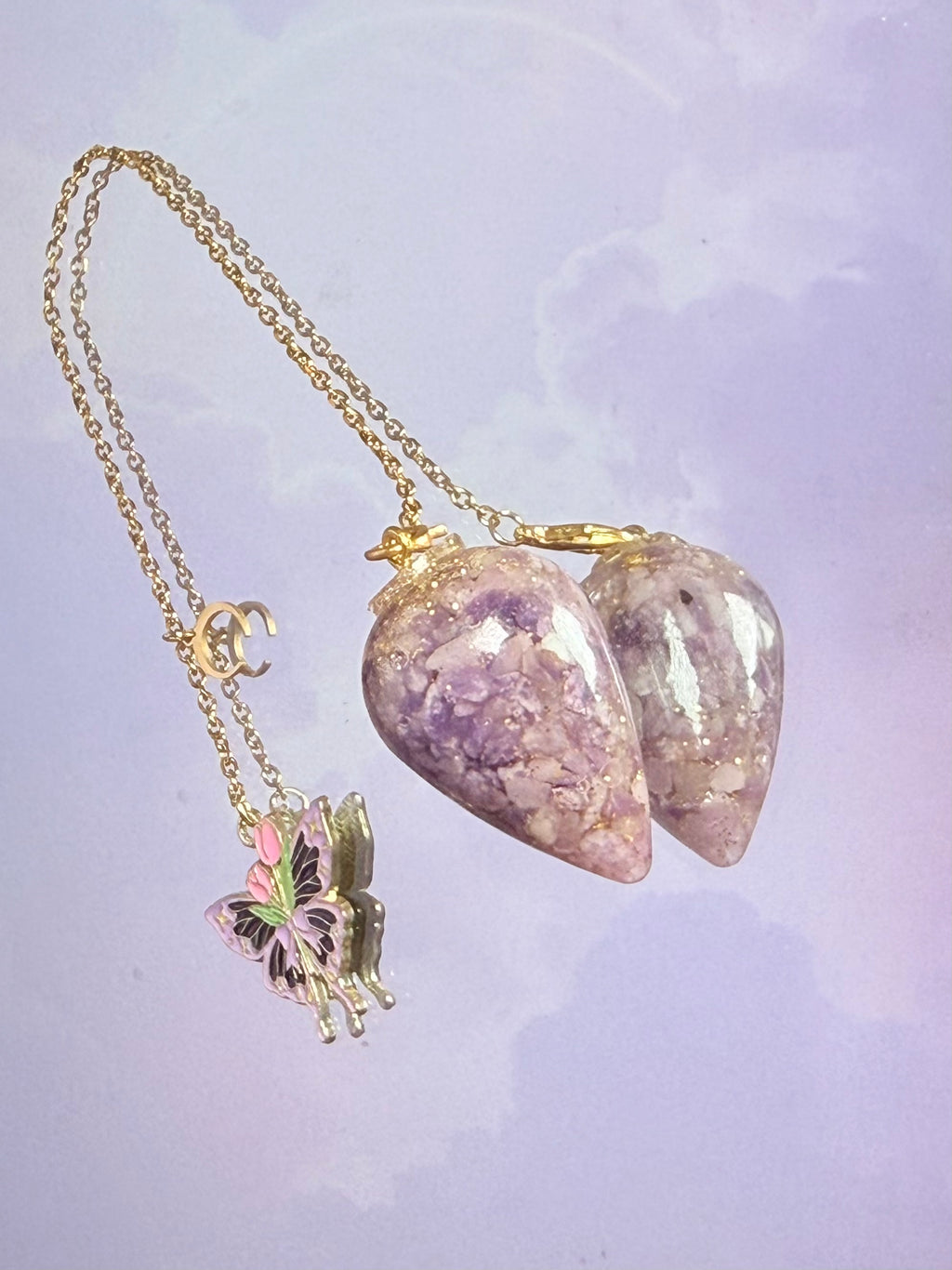 Pendule Lépidolite