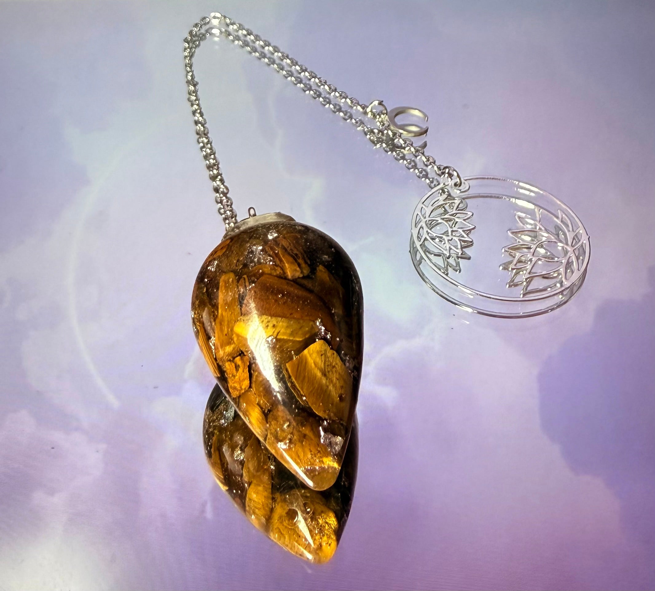 Pendule œil de tigre