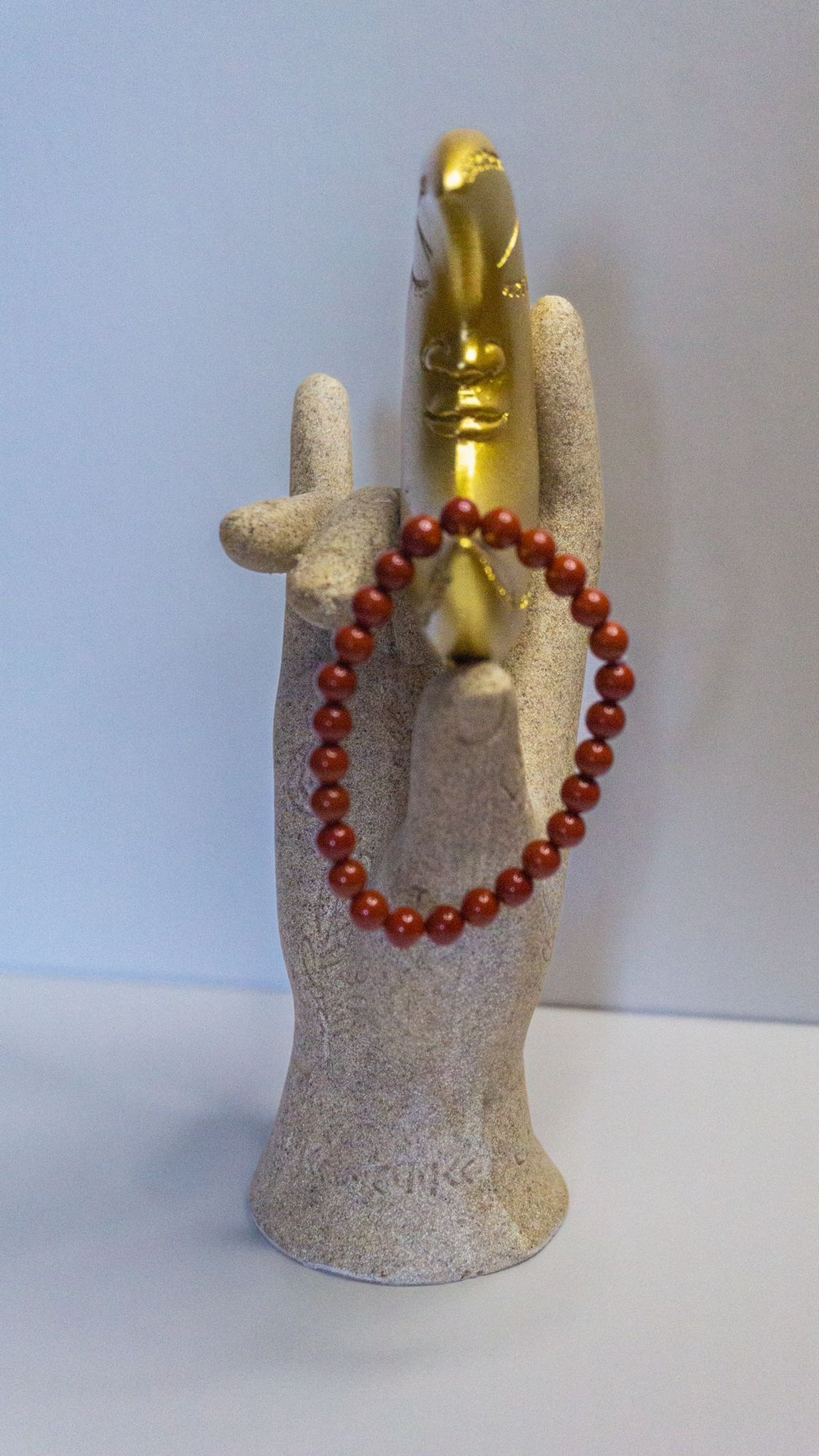 Bracelet Jaspe Rouge (6mm)