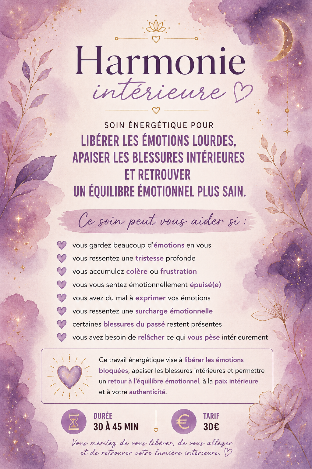 Soin énergétique par thème