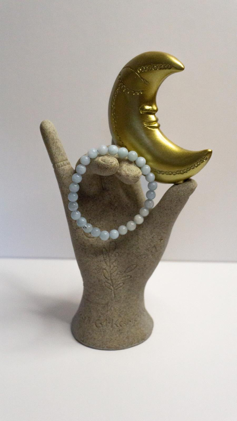 Bracelet Aigue Marine (6mm)