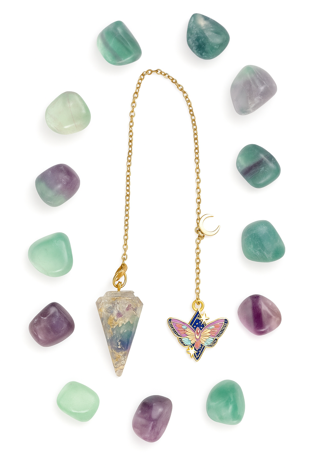 Pendule Divinatoire Or