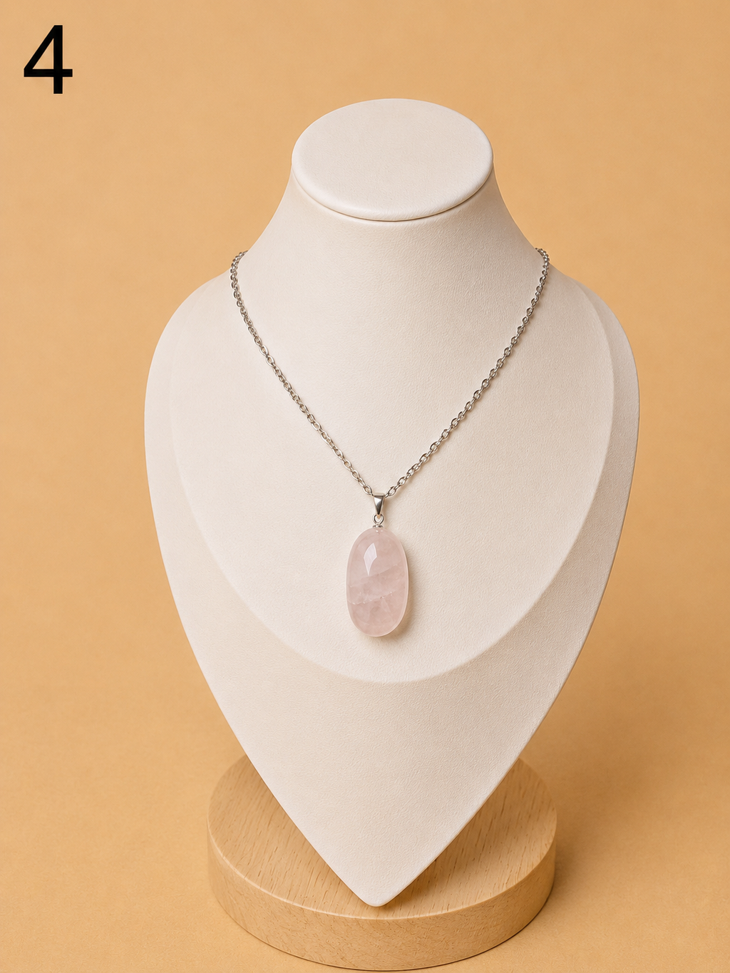 Collier Quartz Rose