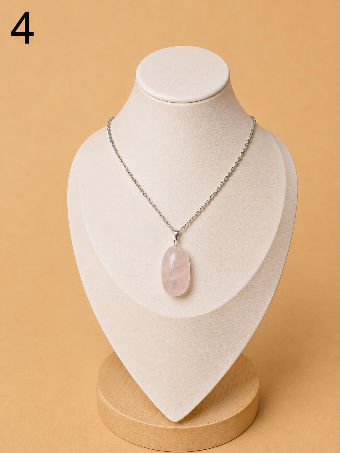 Collier Quartz Rose