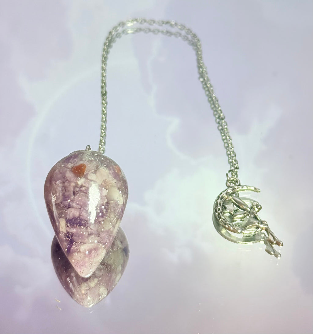 Pendule Lépidolite