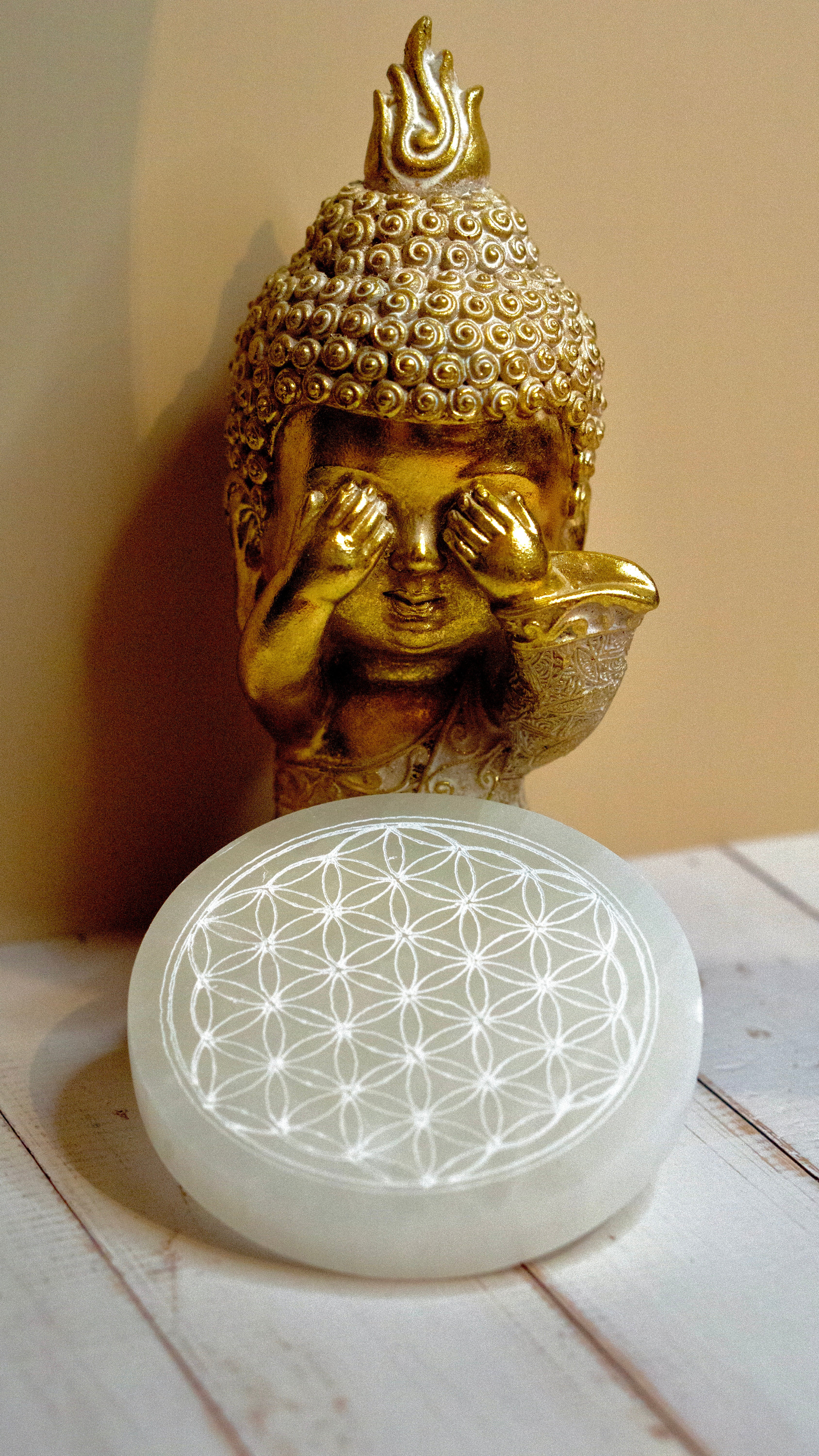 Pierre de rechargement sélénite