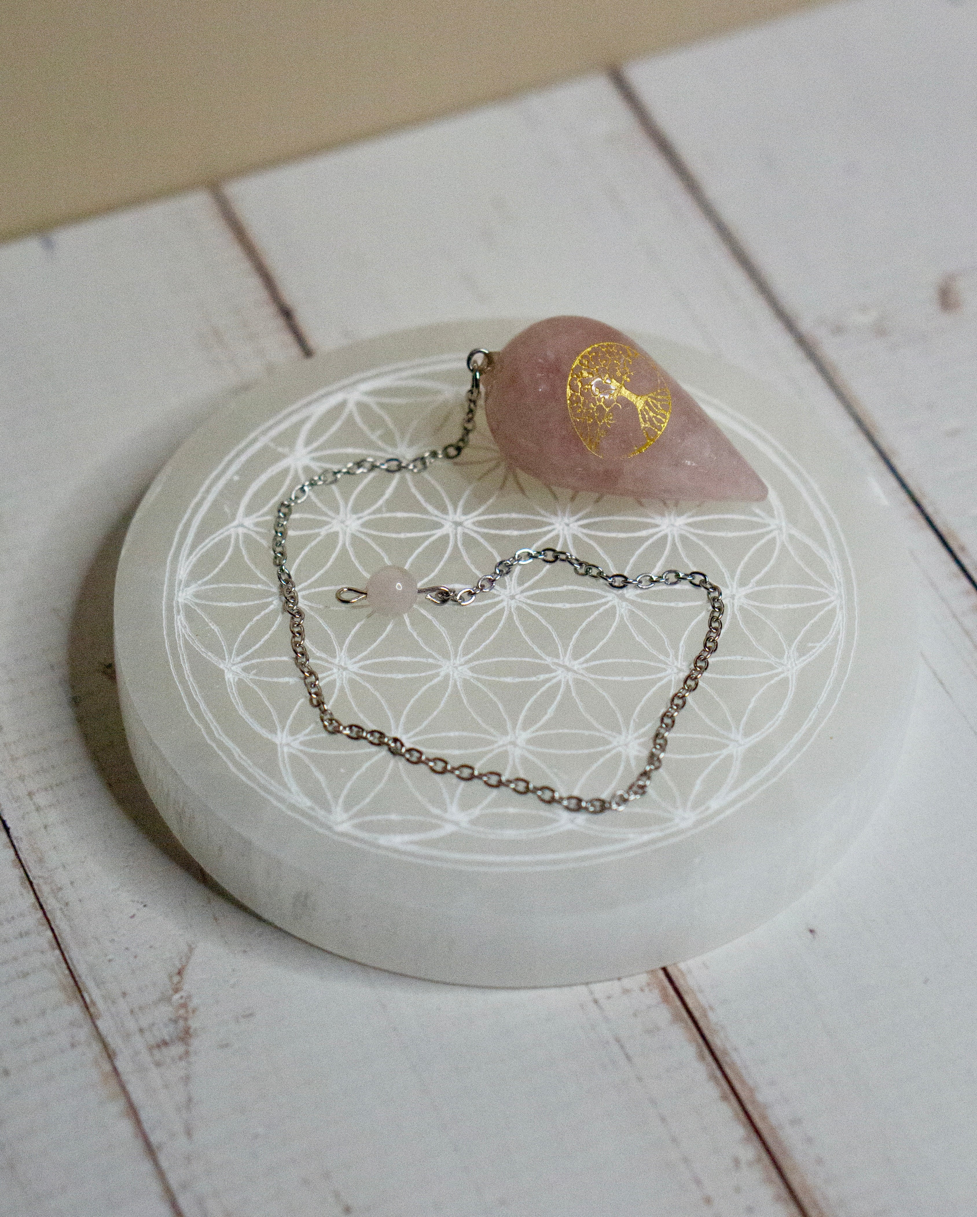 Pendule Quartz Rose