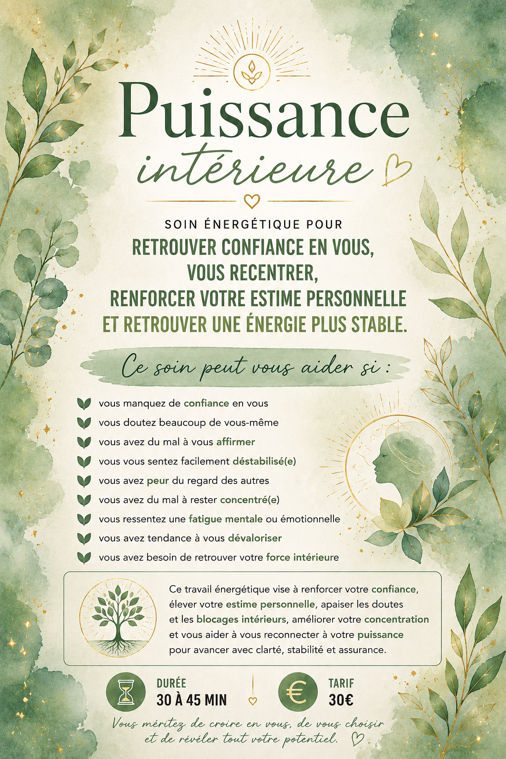 Soin énergétique par thème