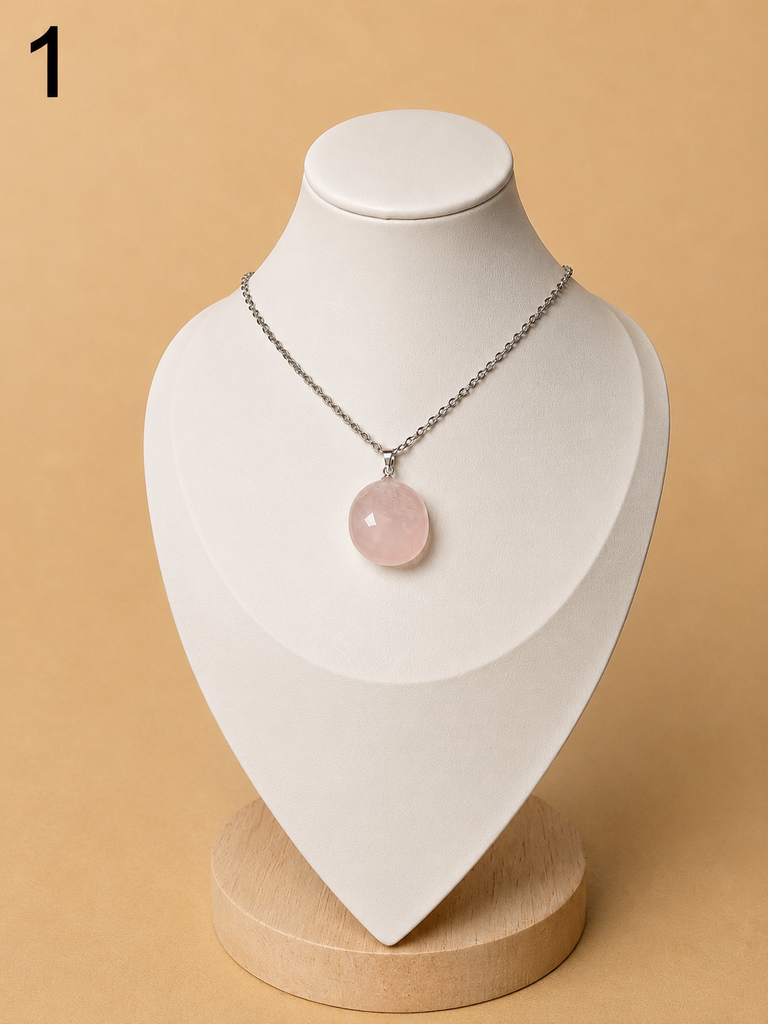 Collier Quartz Rose