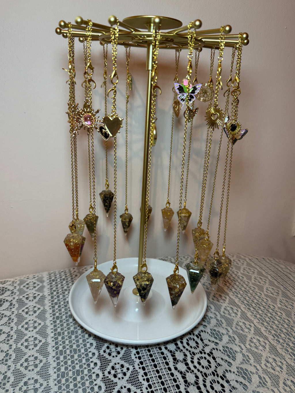 Pendule Divinatoire Or